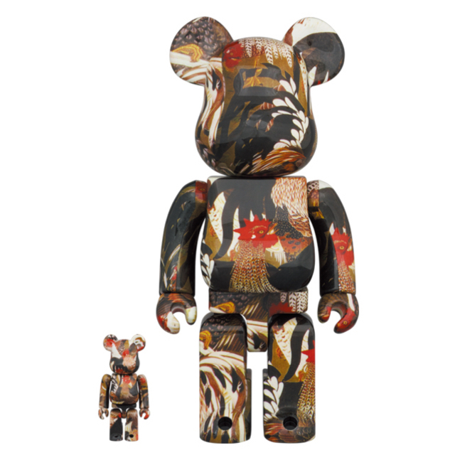 MEDICOM TOY(メディコムトイ)のBE@RBRICK 伊藤若冲「群鶏図」 100% ＆ 400% エンタメ/ホビーのフィギュア(その他)の商品写真