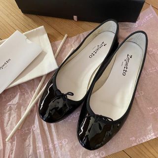 レペット(repetto)の難あり！レペット　エナメル　サンドリオン　バレエシューズ　39(バレエシューズ)