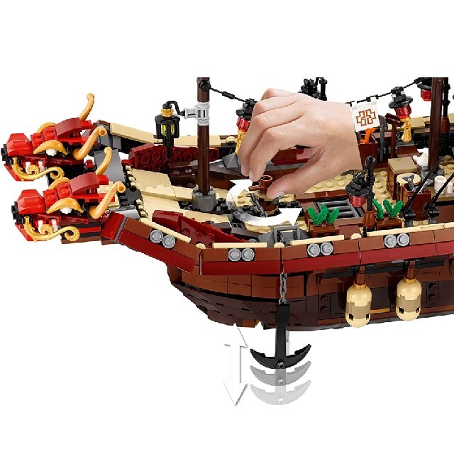 Lego(レゴ)のレゴ★ニンジャゴー 空中戦艦バウンティ号 70618 新品【訳あり】廃盤 激レア エンタメ/ホビーのおもちゃ/ぬいぐるみ(その他)の商品写真