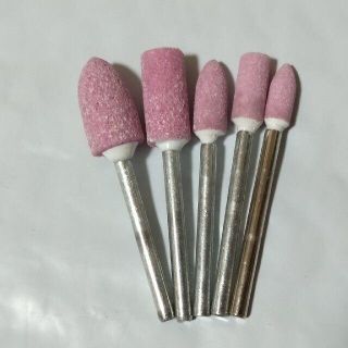 砥石　リューター　ミニルーター　5本セット　研磨　バフ　DIY　ハンドメイド(工具/メンテナンス)