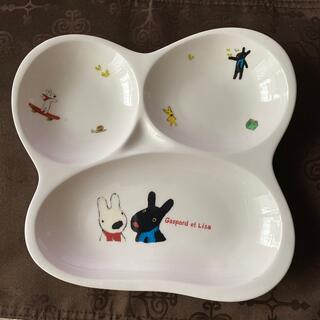 ニッコー(NIKKO)のリサ&ガスパール　子供皿(キャラクターグッズ)