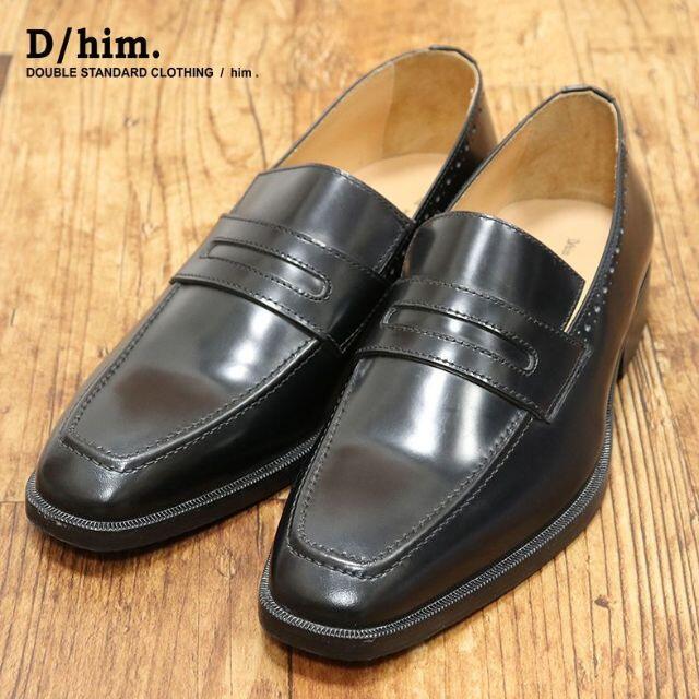 【夏のバーゲン！ポルトガル製 新品】D/him ローファー 黒 EU42/ 41