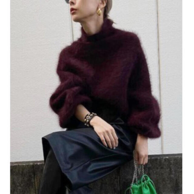 Ameri VINTAGE(アメリヴィンテージ)のAMERI／POPPING COLOR ANGORA KNIT レディースのトップス(ニット/セーター)の商品写真