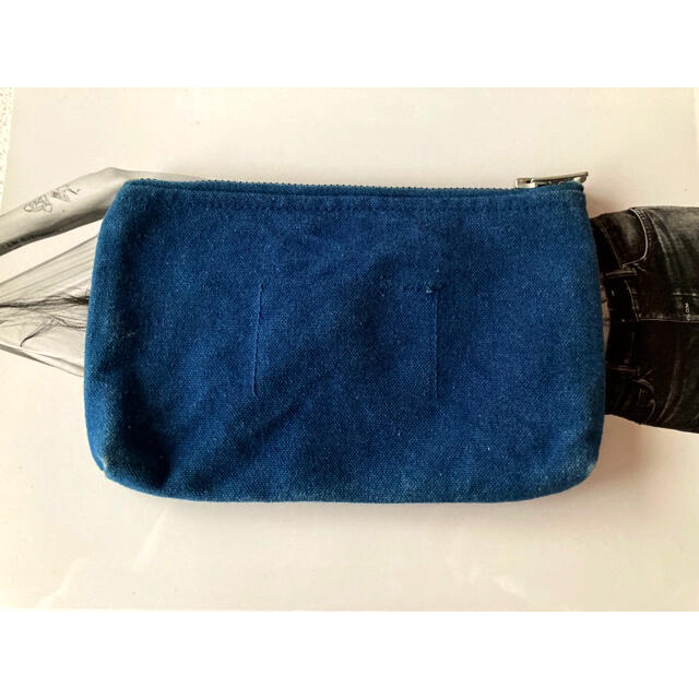 buaisou canvas mini pouch indigo ポーチ 2