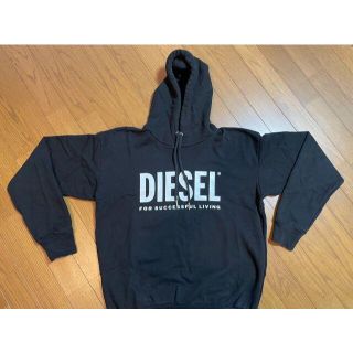 ディーゼル(DIESEL)の★ DIESEL ロゴ ブラックパーカー(パーカー)