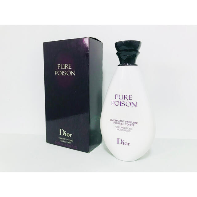 Christian Dior(クリスチャンディオール)の新品／Dior／ディオール『ピュア プワゾン ボディローション』乳液／200ml コスメ/美容のボディケア(ボディローション/ミルク)の商品写真