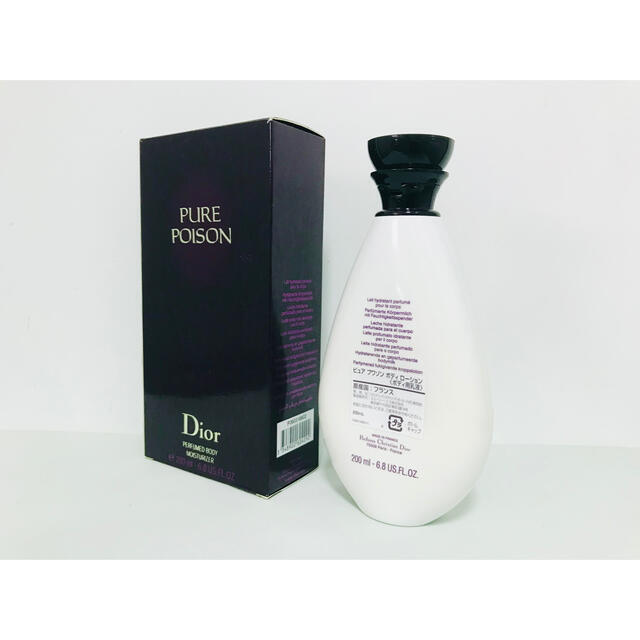 Christian Dior(クリスチャンディオール)の新品／Dior／ディオール『ピュア プワゾン ボディローション』乳液／200ml コスメ/美容のボディケア(ボディローション/ミルク)の商品写真