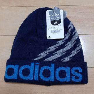 アディダス(adidas)のキッズ　ニットキャップ(帽子)