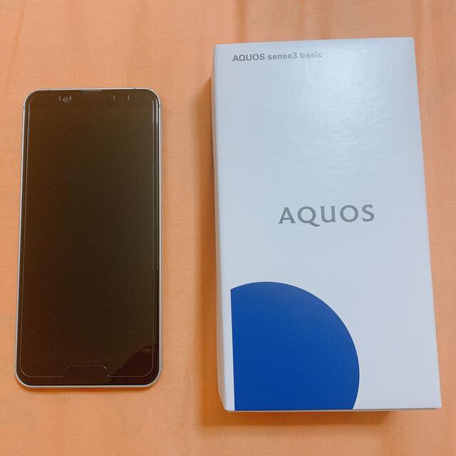 AQUOS(アクオス)のAQUOS sense3 basic スマホ/家電/カメラのスマートフォン/携帯電話(スマートフォン本体)の商品写真