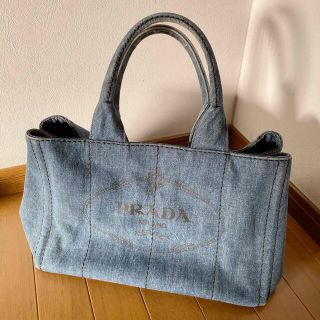 プラダ(PRADA)のPRADA デニムバッグ(トートバッグ)