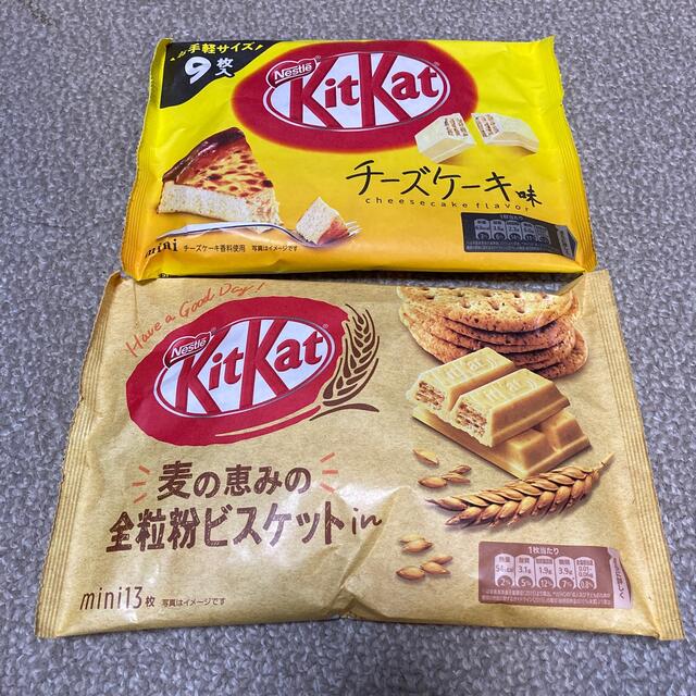 Nestle(ネスレ)のキットカットチーズケーキ☆麦の恵の全粒粉ビスケット 食品/飲料/酒の食品(菓子/デザート)の商品写真