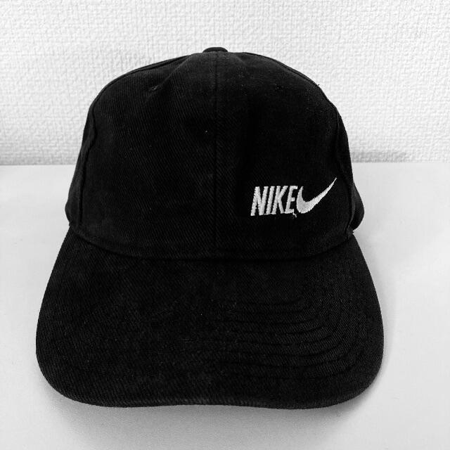 '80〜'90s レア NIKE 白タグ cap black