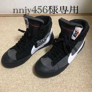 ナイキ(NIKE)のOFF-WHITE × NIKE ブレーザー  ミッド　25.5cm(スニーカー)