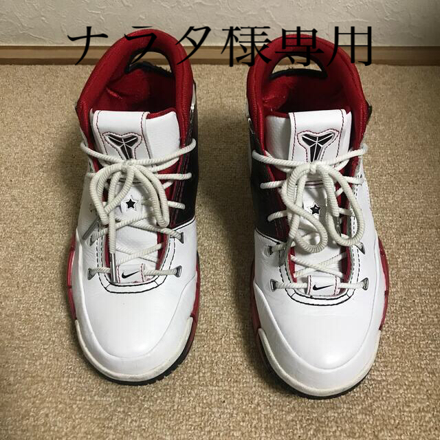 Nike Kobe 1 Protro White Black Red 25.5 - スニーカー
