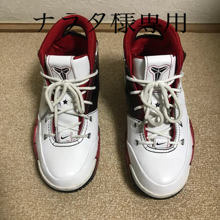 ナイキ(NIKE)のNike Kobe 1 Protro White Black Red 25.5(スニーカー)