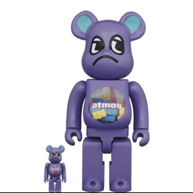 その他 MEDICOM TOY - Be@rbrick atmos Badmood 100% & 400%