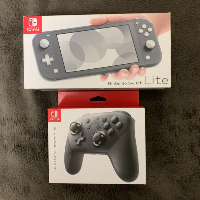 Nintendo Switch - SWITCH LITE スイッチライト グレー 本体 純正