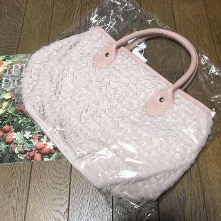 ピンクハウス(PINK HOUSE)のPH《新品》ﾁｭｰﾙﾌﾘﾙﾊﾞｯｸﾞ(ハンドバッグ)