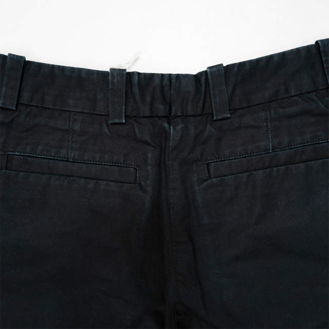 Acne Studios(アクネストゥディオズ)のAcne Studios アクネストゥディオズ PLEATED TROUSERS プリーツチノトラウザーズ FN-MN-TROU000133 44 ブラック テーパード パンツ ボトムス【中古】【Acne Studios】 メンズのパンツ(チノパン)の商品写真