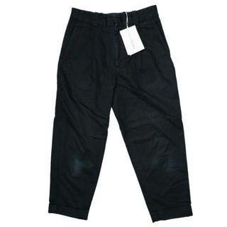 アクネストゥディオズ(Acne Studios)のAcne Studios アクネストゥディオズ PLEATED TROUSERS プリーツチノトラウザーズ FN-MN-TROU000133 44 ブラック テーパード パンツ ボトムス【中古】【Acne Studios】(チノパン)