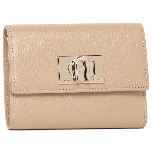新品□送料無料□ フルラ 三つ折り財布 シレナ Mサイズ グレー