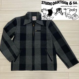 ステュディオダルチザン(STUDIO D'ARTISAN)のSTUDIO D'ARTISAN◆バッファロー ブロック チェック ジャケット(ブルゾン)