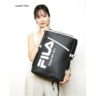 FILA - 【FILA/フィラ】 フラッシュ ロゴ スクエアリュック FIMB 0531 ...