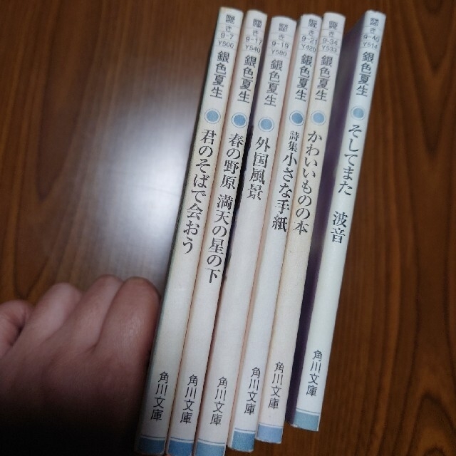 角川書店(カドカワショテン)の【定価3,087円】銀色夏生　つれづれノート　6冊セット エンタメ/ホビーの本(その他)の商品写真