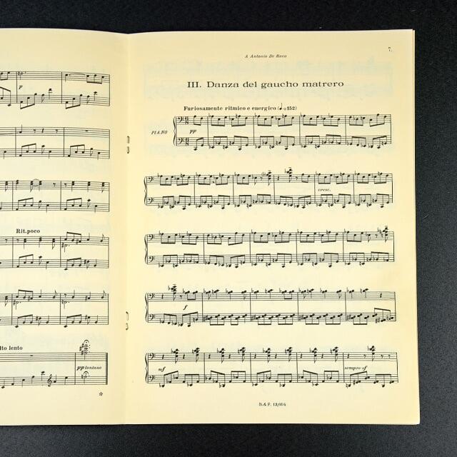 Ginastera ヒナステラ アルゼンチン舞曲 Op.2 ピアノ曲  エンタメ/ホビーの本(楽譜)の商品写真