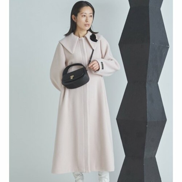CELFORD セルフォード ビックカラー ロングコート ピンク 36の通販 by ♡elegant pink shop♡｜ラクマ