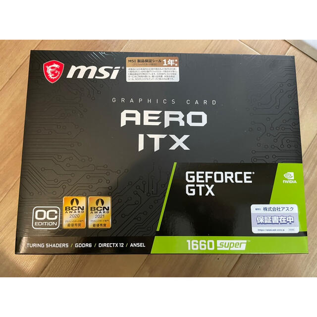 MSI GEFORCE GTX 1660 SUPER AERO ITX OC