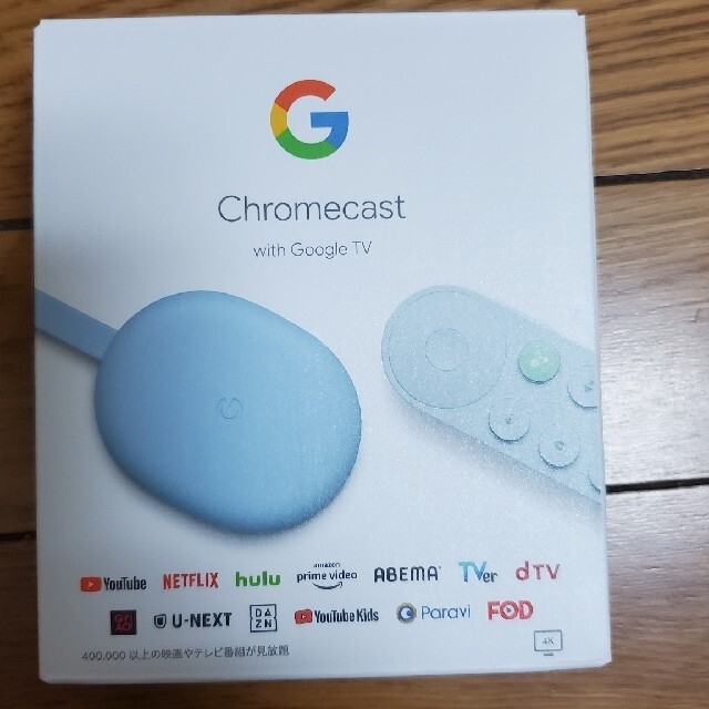 google chromecast with google tv 未使用に近い