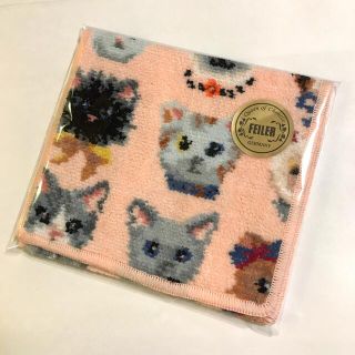 フェイラー(FEILER)のフェイラー　ラブラリープリティーキャッツ　猫　ねこ　ハンカチポーチ(ポーチ)