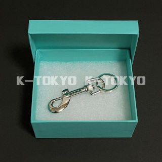 即発送 Supreme Tiffany Oval Tag Keyring