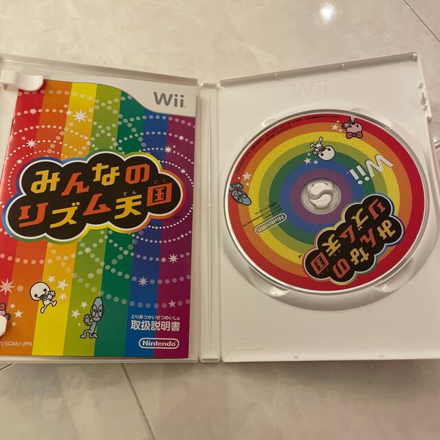 Wii(ウィー)のみんなのリズム天国 Wii エンタメ/ホビーのゲームソフト/ゲーム機本体(家庭用ゲームソフト)の商品写真