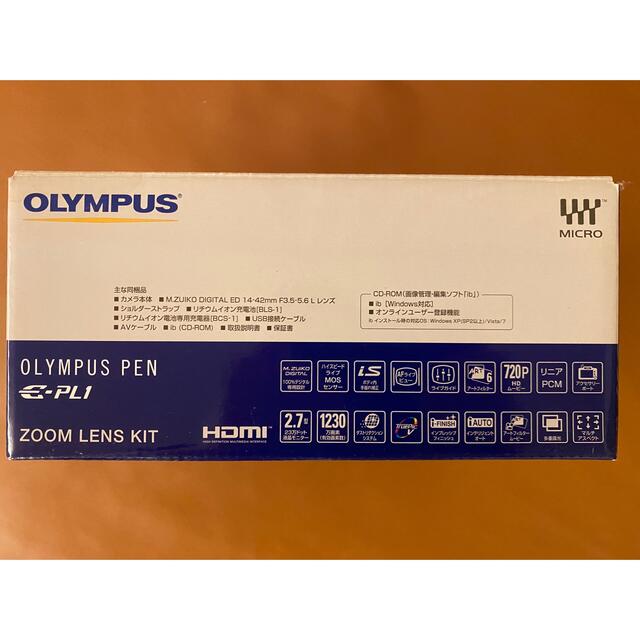 OLYMPUS(オリンパス)のOLYMPUS ミラーレス一眼 PEN E-PL1 E-PL1 レンズキット W スマホ/家電/カメラのカメラ(ミラーレス一眼)の商品写真