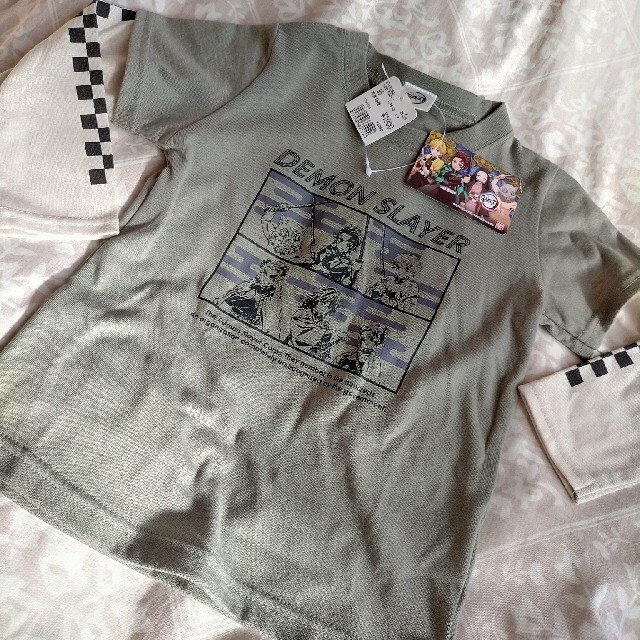 BANDAI(バンダイ)の鬼滅の刃 長袖Tシャツ 幼児用 95サイズ バンダイ キッズ/ベビー/マタニティのキッズ服女の子用(90cm~)(Tシャツ/カットソー)の商品写真