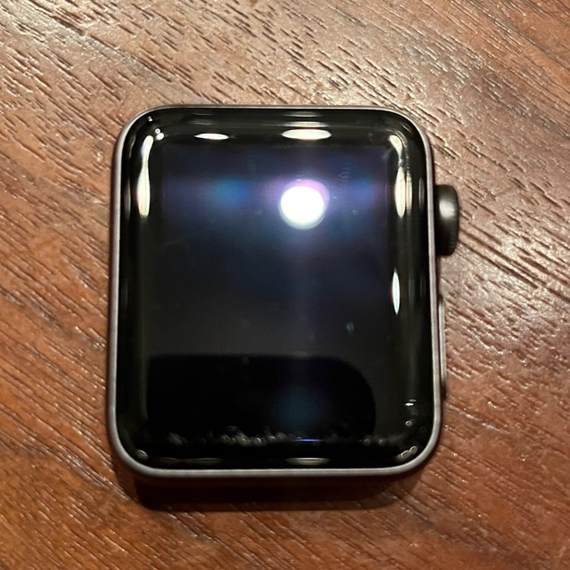 Apple Watch(アップルウォッチ)のApple Watch series3 38mm スペースグレー　スポーツバンド メンズの時計(腕時計(デジタル))の商品写真