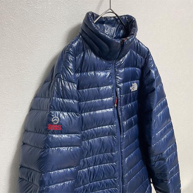 THE NORTH FACE(ザノースフェイス)の美品 貴重 ノースフェイス SUMMIT SERIES 800 ネイビー ダウン メンズのジャケット/アウター(ダウンジャケット)の商品写真