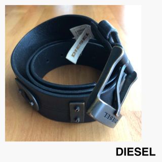 ディーゼル(DIESEL)の【美品】diesel本革ベルト　85㎝(ベルト)