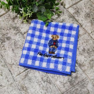 ポロラルフローレン(POLO RALPH LAUREN)の新品未使用　ポロラルフローレン　ポロベア　タオルハンカチ　25×25(ハンカチ)