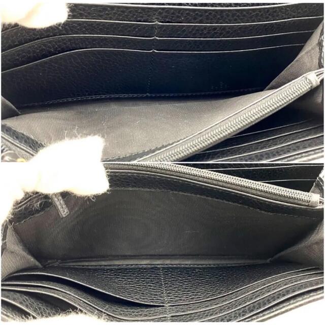 Gucci - 良品❤鑑定済!GUCCI グッチ プチマーモント 長財布 ブラック