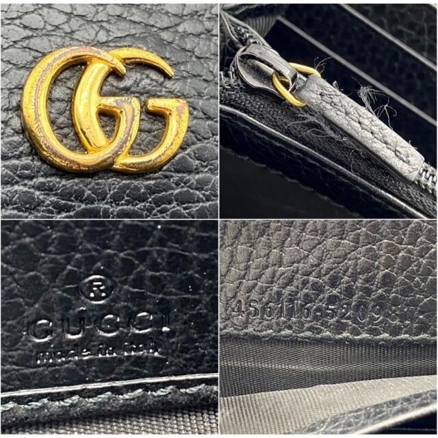 Gucci - 良品❤鑑定済!GUCCI グッチ プチマーモント 長財布 ブラック
