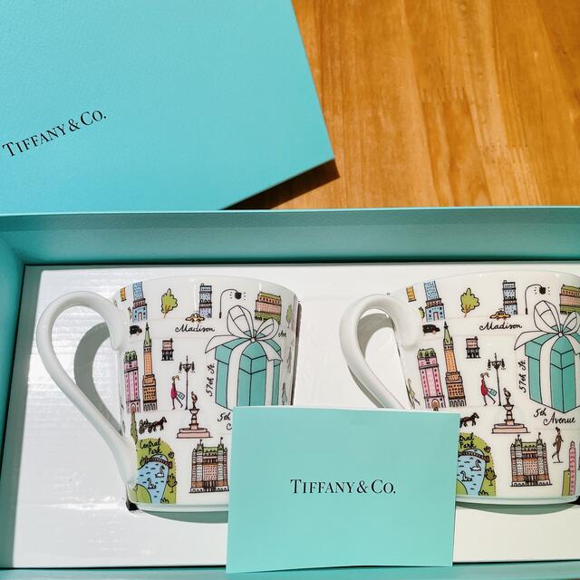 Tiffany & Co.(ティファニー)の【新品・未使用】ティファニー　ペアマグカップ インテリア/住まい/日用品のキッチン/食器(グラス/カップ)の商品写真