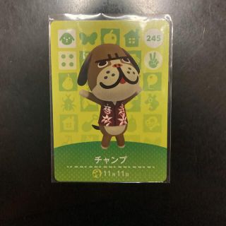 ニンテンドウ(任天堂)のどうぶつの森amiiboカード　チャンプ(カード)