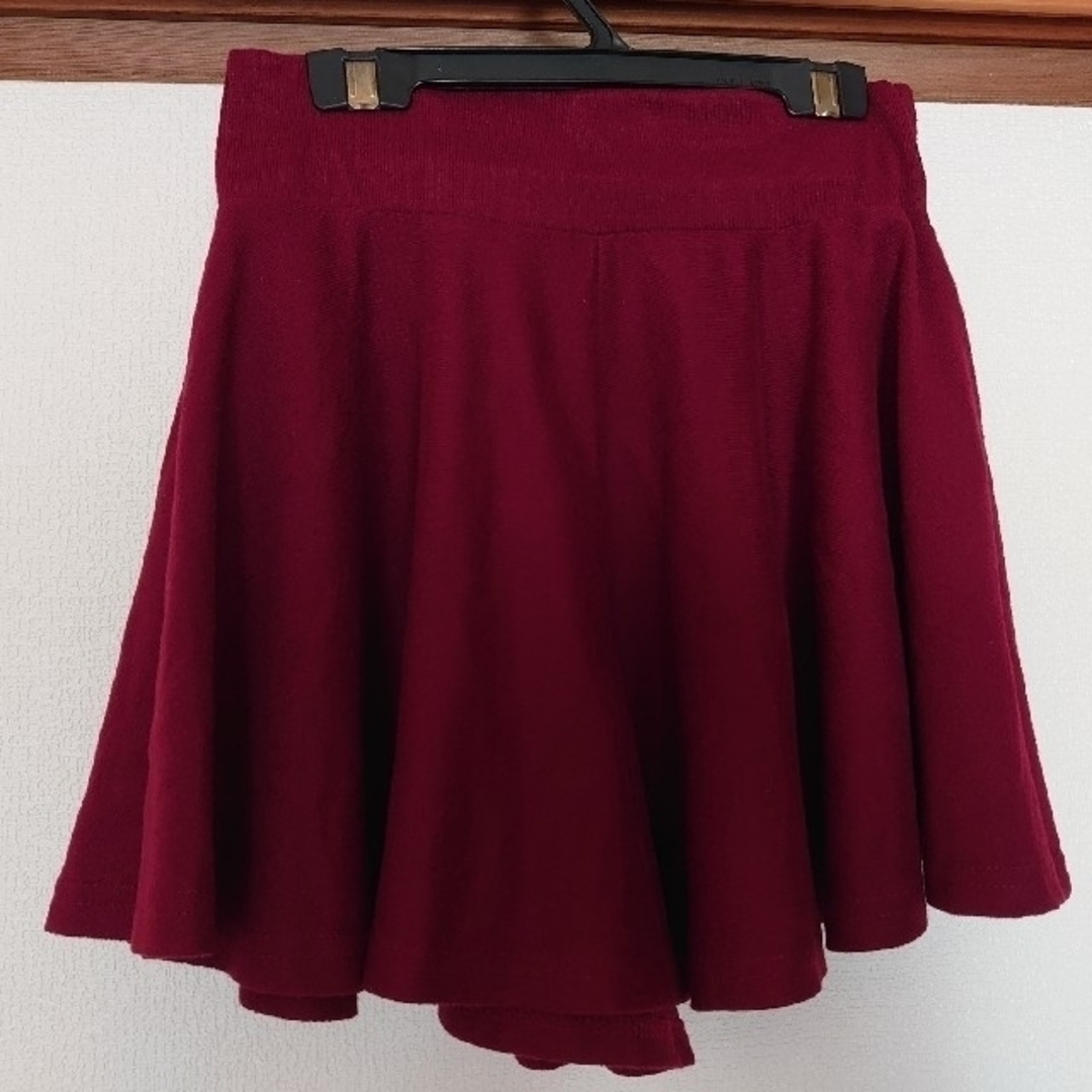 GRL(グレイル)のえんじ色 キュロットスカート レディースのパンツ(キュロット)の商品写真