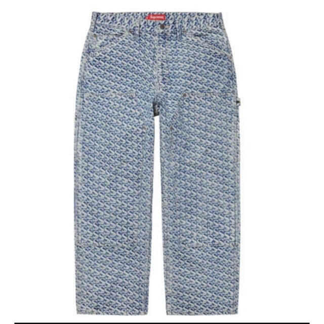 Supreme(シュプリーム)のMonogram Double Knee Denim Painter Pant メンズのパンツ(ペインターパンツ)の商品写真