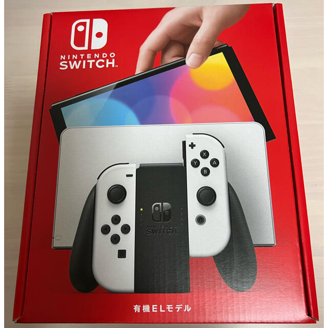 新型　Switch ホワイト 有機EL ディスプレイ【新品未開封】ゲームソフト/ゲーム機本体