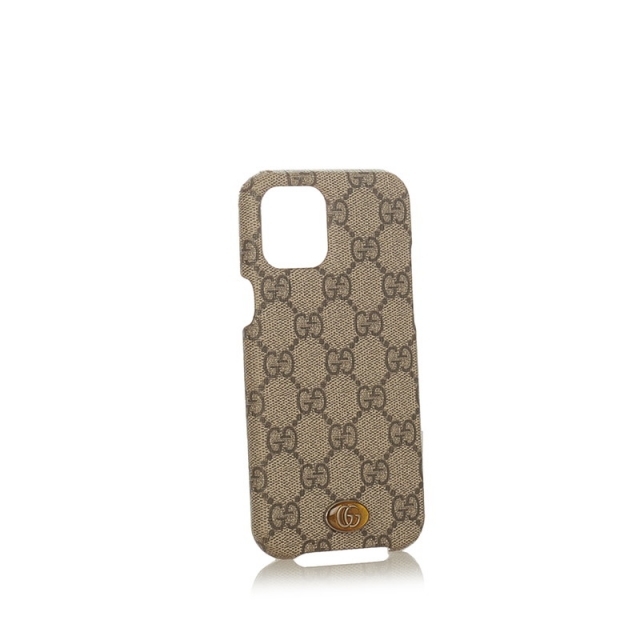 Gucci(グッチ)のグッチ GGスプリーム オフィディア iPhone 12 Pro Max ケース 668408 PVC スウェード メンズ GUCCI 【1-0022345】 レディースのファッション小物(その他)の商品写真