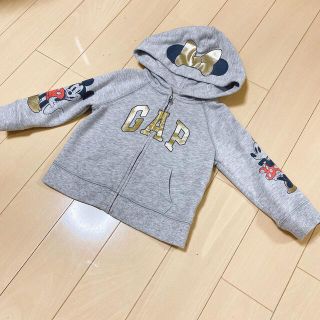 ディズニー(Disney)のbabyGAP パーカー ミッキー ミニー ディズニー 90(ジャケット/上着)